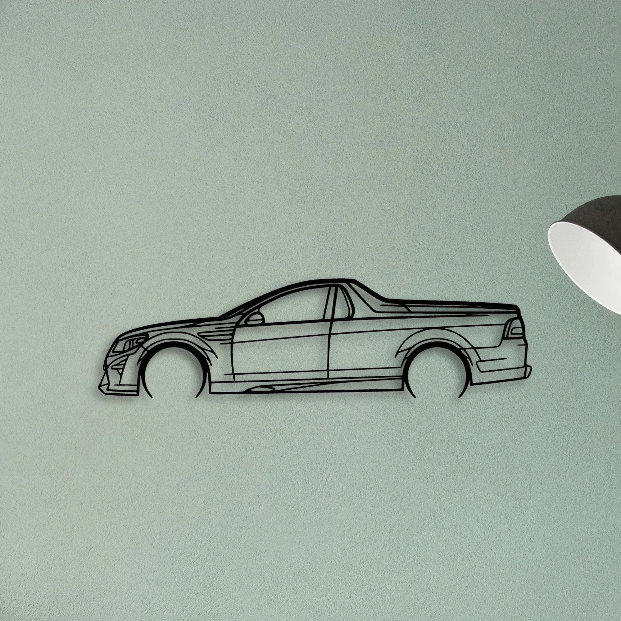 Maloo 2017 Classic Silhouette Metal Wall Art - Tinvibe