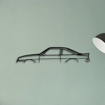 Manta GSI 1986 Classic Silhouette Metal Wall Art - Tinvibe