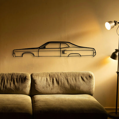 Marauder 1969 Classic Silhouette Metal Wall Art - Tinvibe