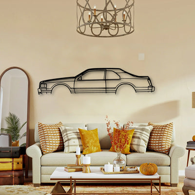 Mark 7 1989 Classic Silhouette Metal Wall Art - Tinvibe