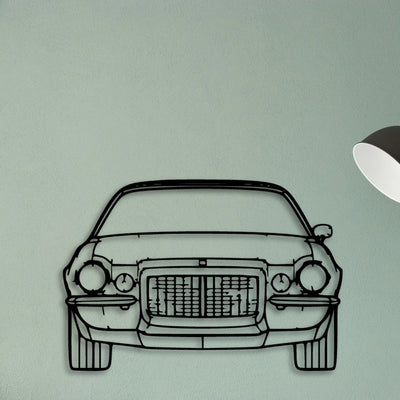 Maro Z28 1972 Classic Silhouette Metal Wall Art - Tinvibe