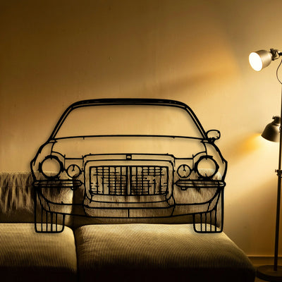 Maro Z28 1972 Classic Silhouette Metal Wall Art - Tinvibe
