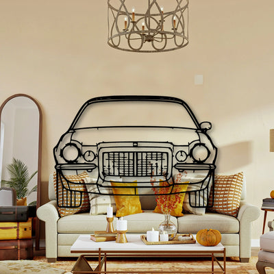 Maro Z28 1972 Classic Silhouette Metal Wall Art - Tinvibe