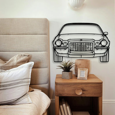 Maro Z28 1972 Classic Silhouette Metal Wall Art - Tinvibe