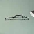 Maverick 1970 2 Classic Silhouette Metal Wall Art - Tinvibe