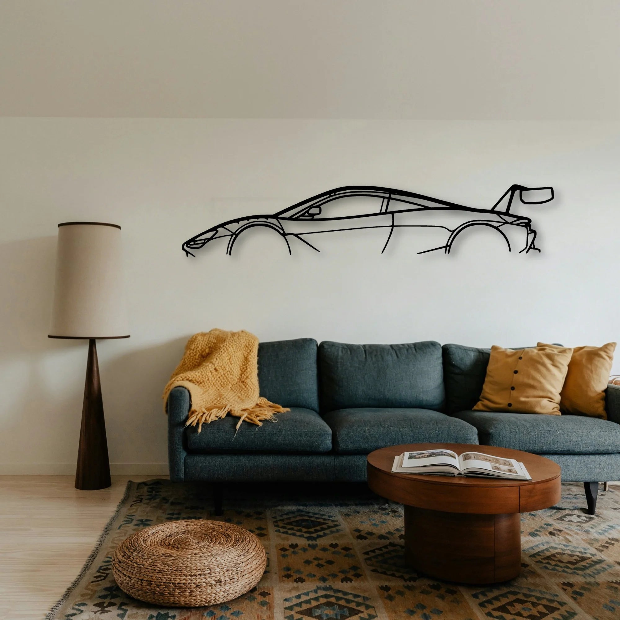 MCL 720S GT3 Classic Silhouette Metal Wall Art - Tinvibe