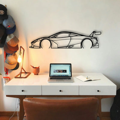 MCL GT3 Classic Silhouette Metal Wall Art - Tinvibe