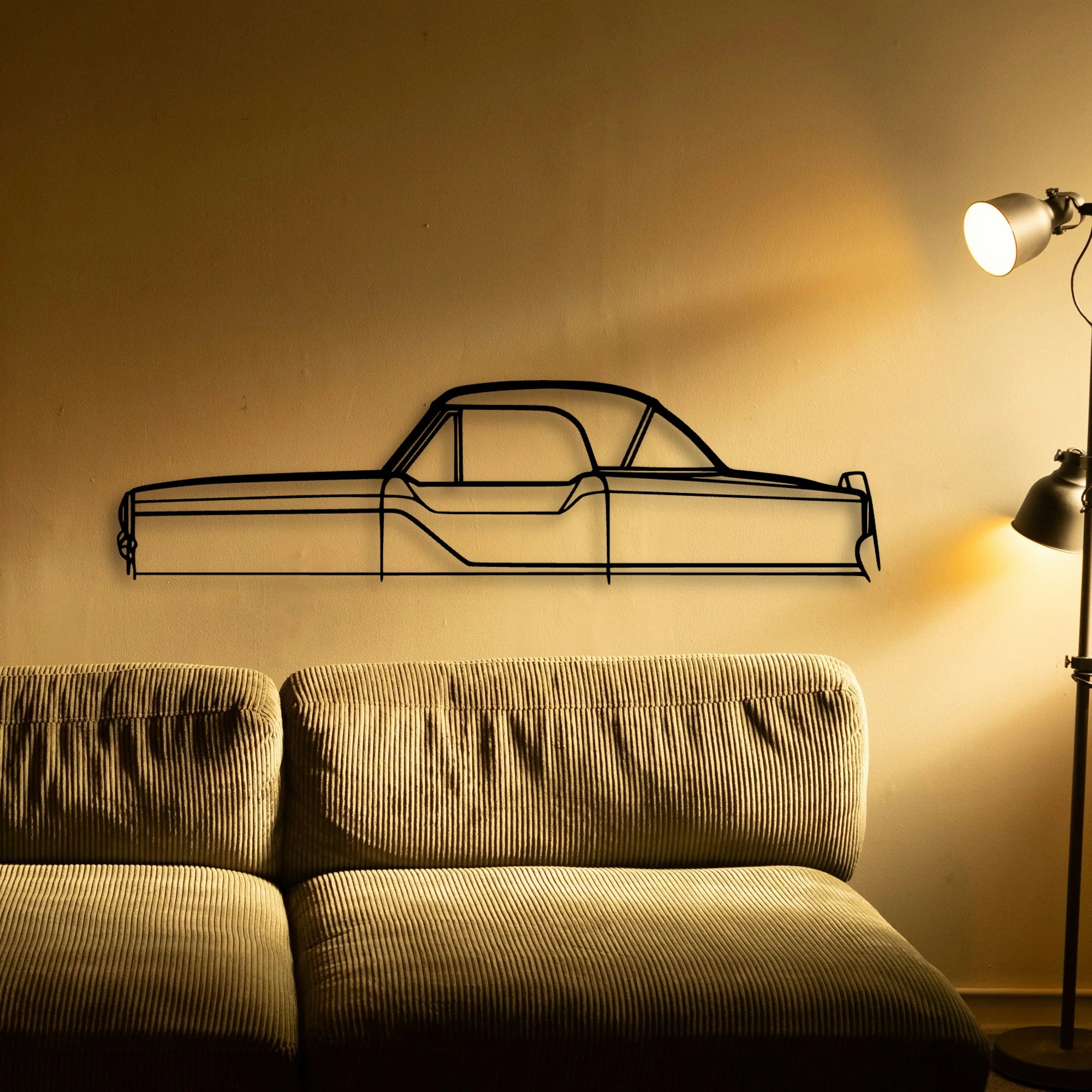 Metropolitan 1956 Classic Silhouette Metal Wall Art - Tinvibe