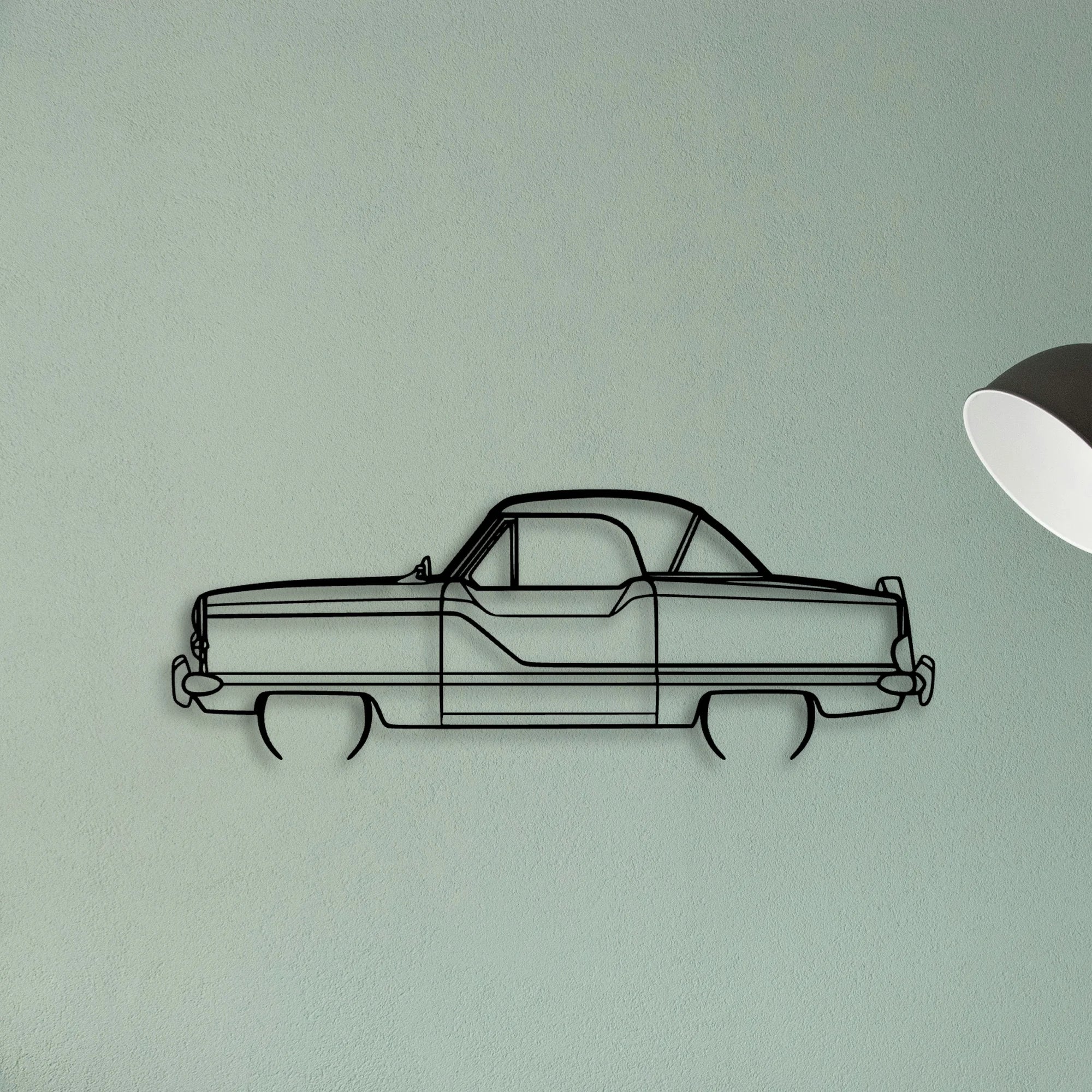Metropolitan 1960 Classic Silhouette Metal Wall Art - Tinvibe