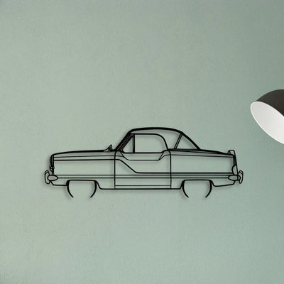 Metropolitan 1960 Classic Silhouette Metal Wall Art - Tinvibe