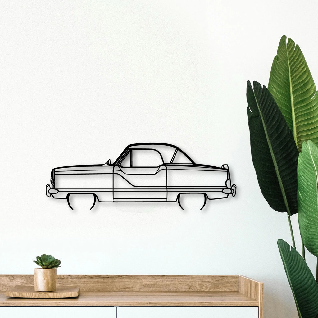 Metropolitan 1960 Classic Silhouette Metal Wall Art - Tinvibe