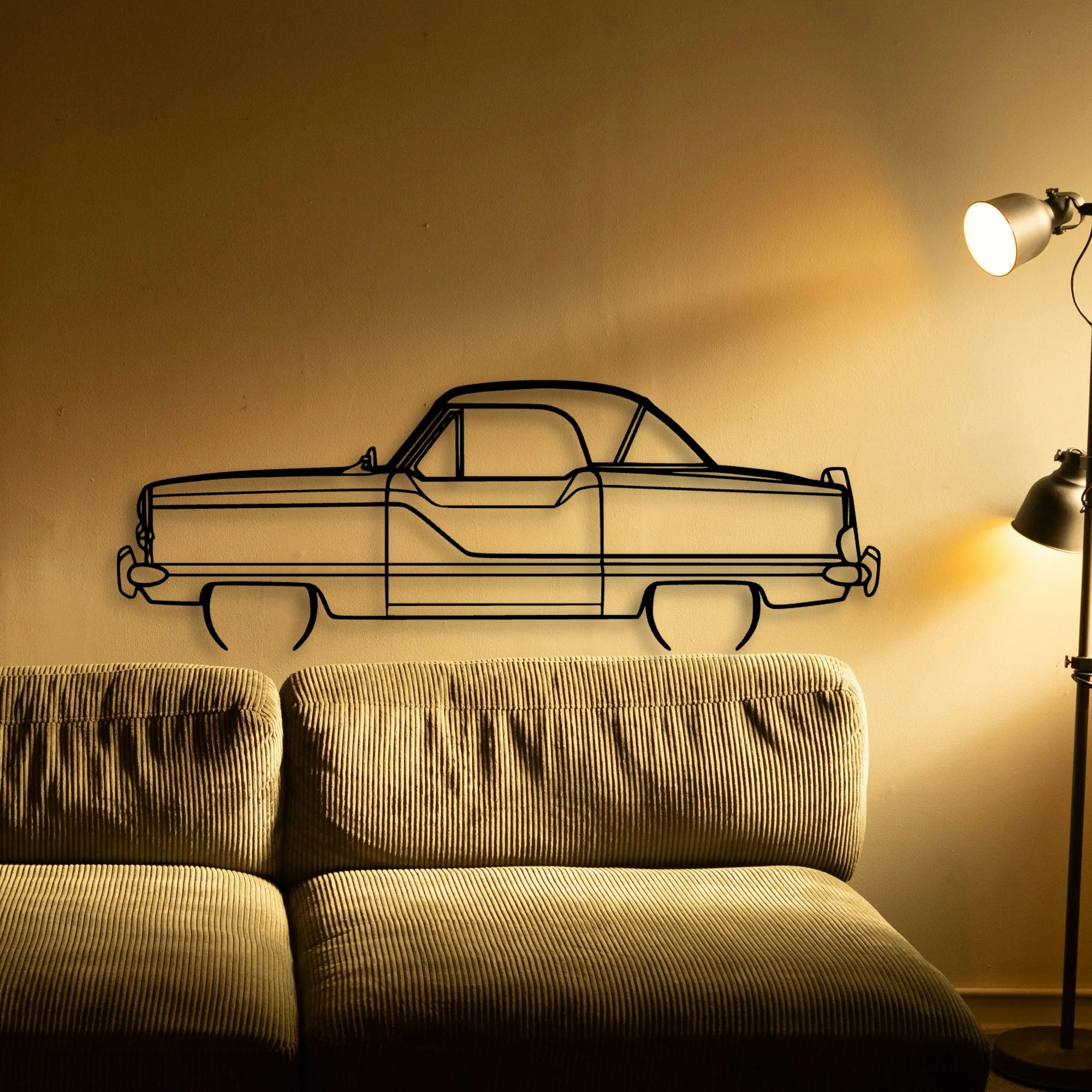Metropolitan 1960 Classic Silhouette Metal Wall Art - Tinvibe