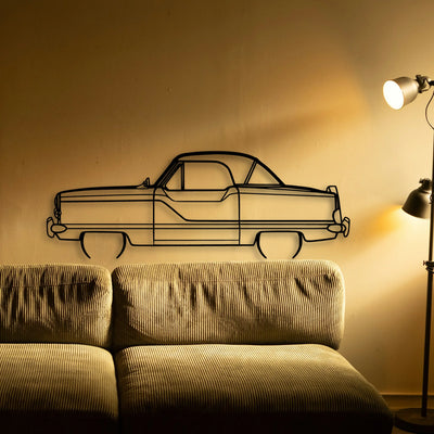 Metropolitan 1960 Classic Silhouette Metal Wall Art - Tinvibe