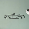 Midget 1966 Classic Silhouette Metal Wall Art - Tinvibe