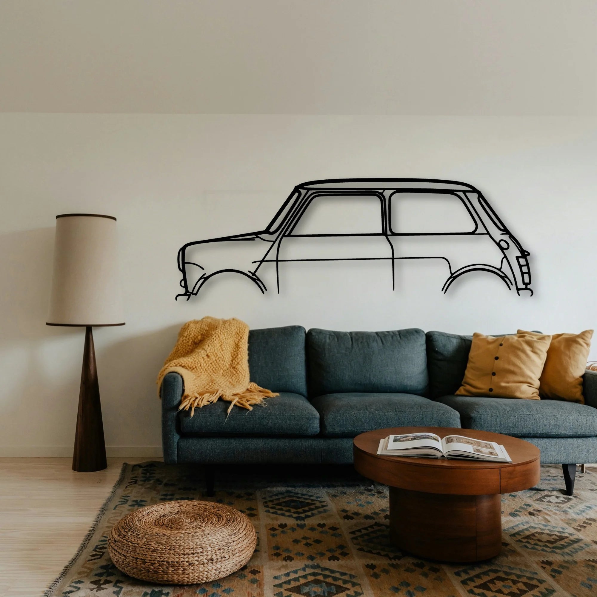 Mini Classic Silhouette Metal Wall Art - Tinvibe