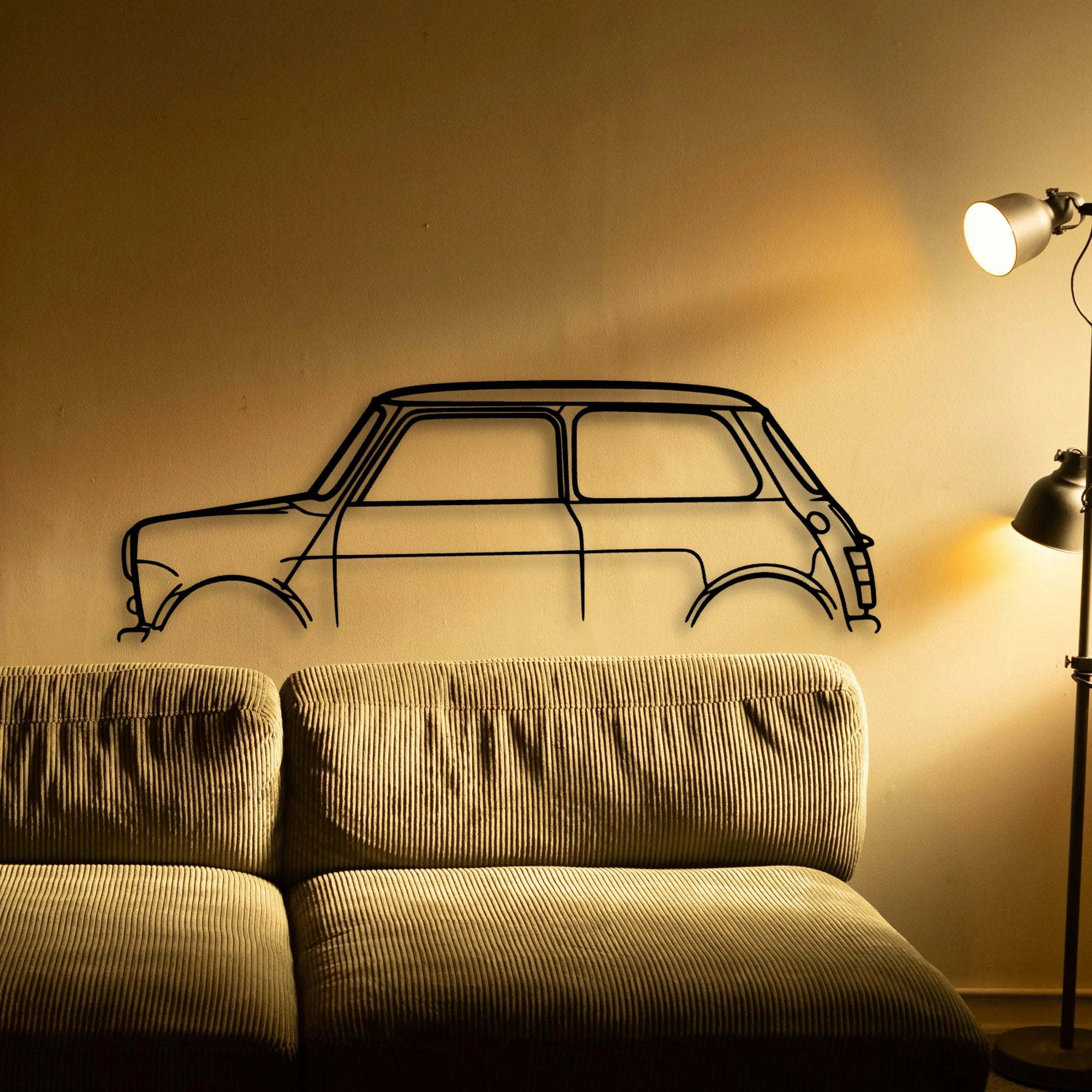 Mini Classic Silhouette Metal Wall Art - Tinvibe