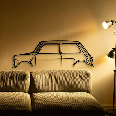 Mini Classic Silhouette Metal Wall Art - Tinvibe