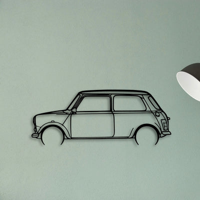 Mini 1995 Classic Silhouette Metal Wall Art - Tinvibe