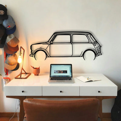 Mini 1995 Classic Silhouette Metal Wall Art - Tinvibe