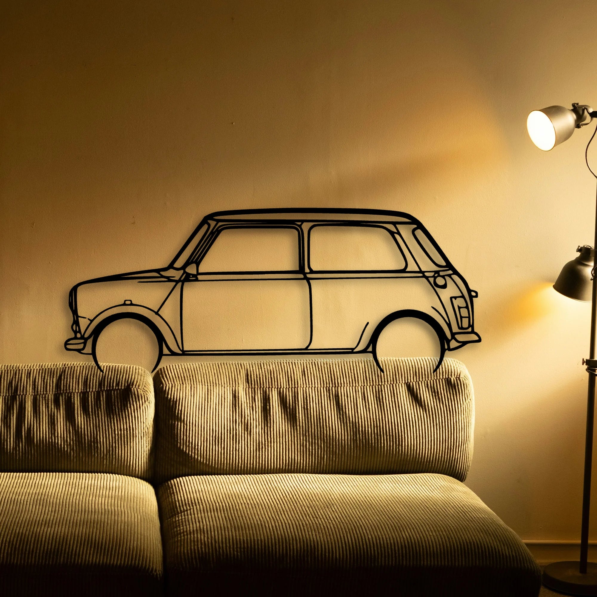 Mini 1995 Classic Silhouette Metal Wall Art - Tinvibe