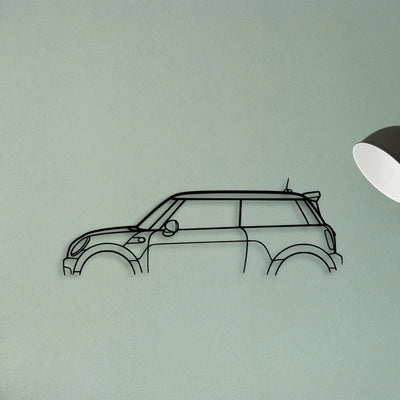 Mini GP2 2013 Classic Silhouette Metal Wall Art - Tinvibe