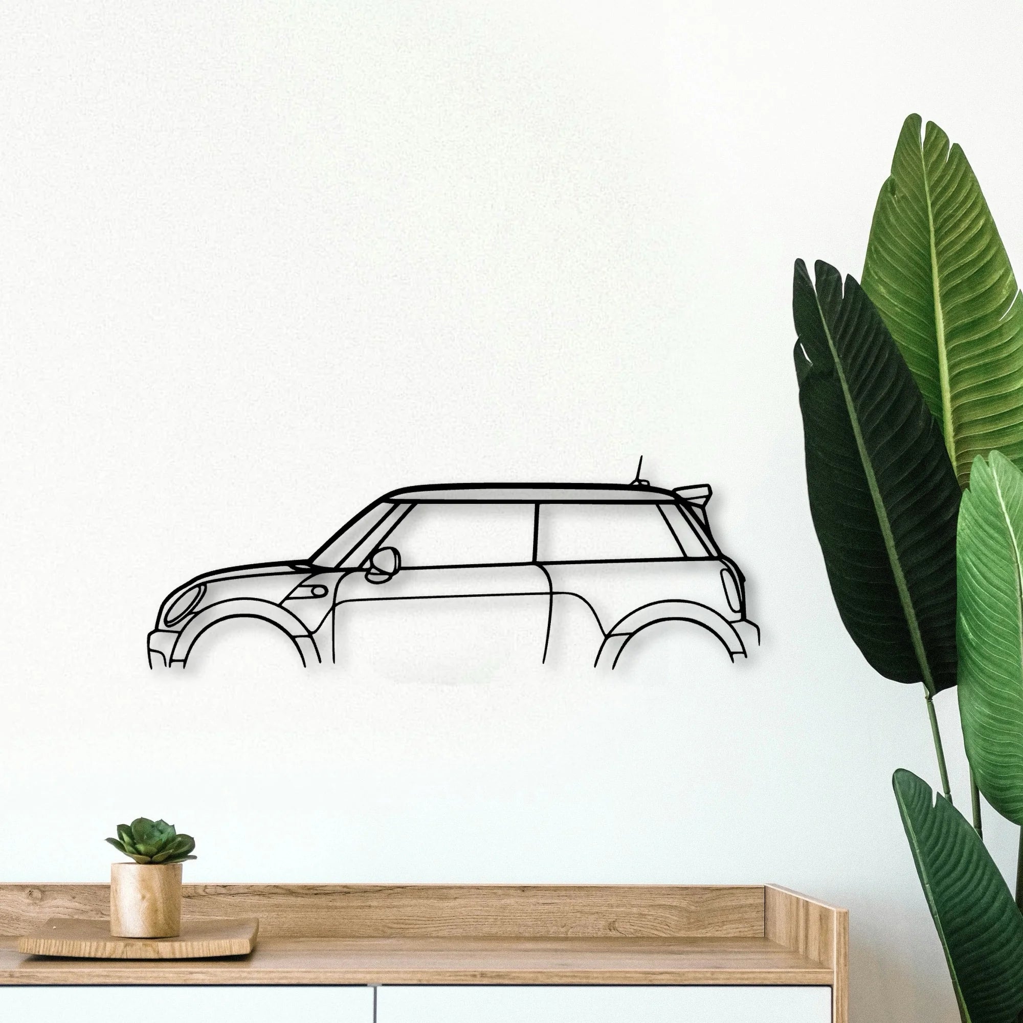 Mini GP2 2013 Classic Silhouette Metal Wall Art - Tinvibe
