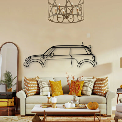 Mini GP2 2013 Classic Silhouette Metal Wall Art - Tinvibe