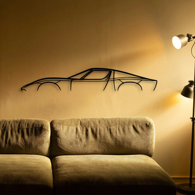 Miura Classic Silhouette Metal Wall Art - Tinvibe