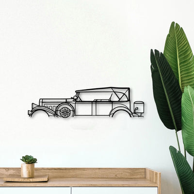 Model 43 1931 Classic Silhouette Metal Wall Art - Tinvibe