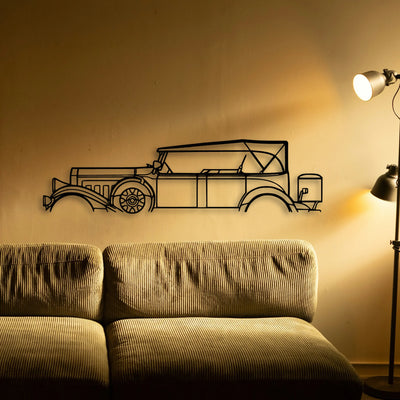 Model 43 1931 Classic Silhouette Metal Wall Art - Tinvibe