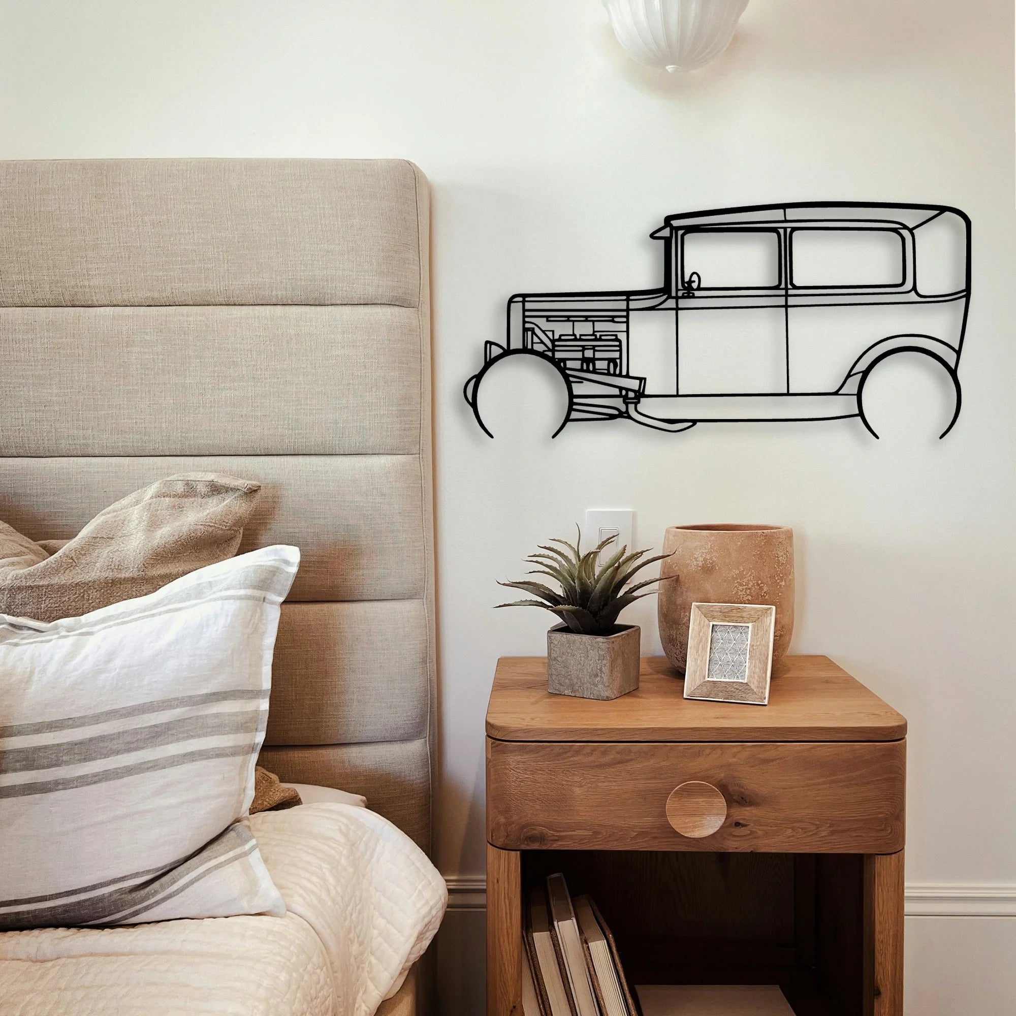 Model A 1931 Classic Silhouette Metal Wall Art - Tinvibe