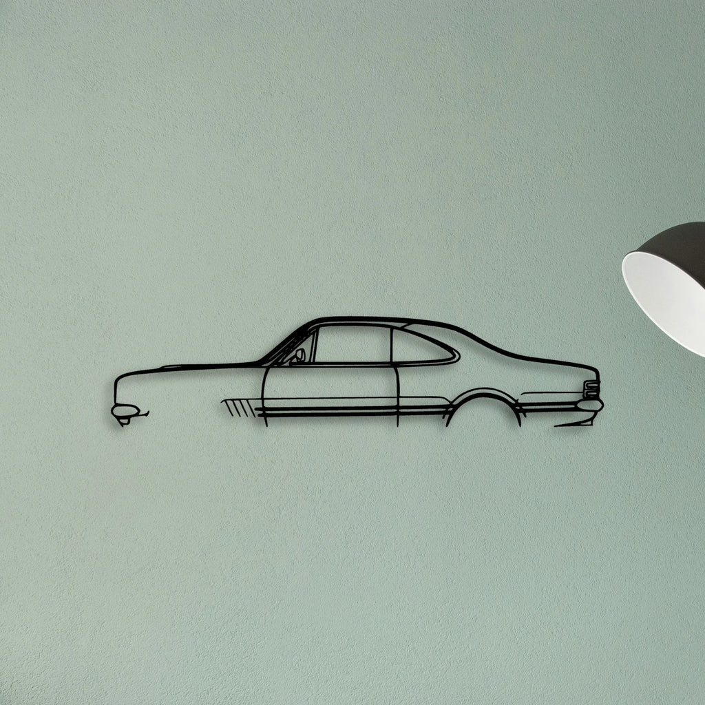 Monaro GTS 350 1969 Classic Silhouette Metal Wall Art - Tinvibe