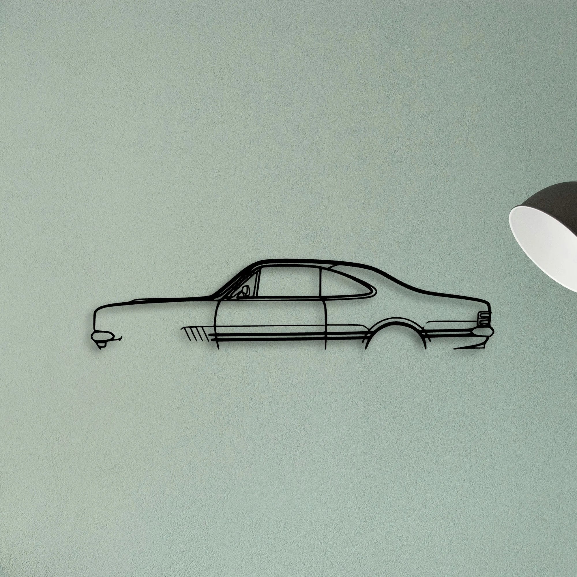Monaro GTS 350 1969 Classic Silhouette Metal Wall Art - Tinvibe