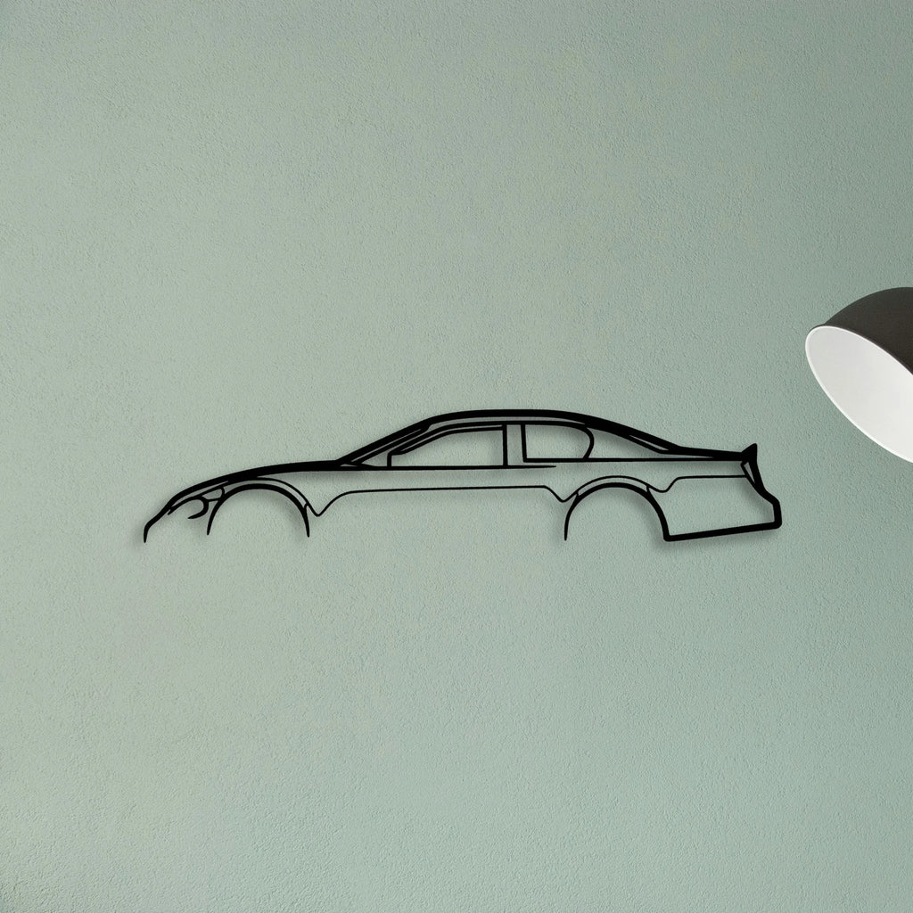 Monte Carlo Classic Silhouette Metal Wall Art - Tinvibe