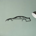 Monte Carlo Classic Silhouette Metal Wall Art - Tinvibe