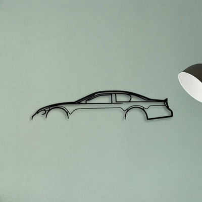 Monte Carlo Classic Silhouette Metal Wall Art - Tinvibe