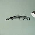 Murcielago 2007 Classic Silhouette Metal Wall Art - Tinvibe