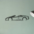 Murcielago Roadster 2008 Classic Silhouette Metal Wall Art - Tinvibe