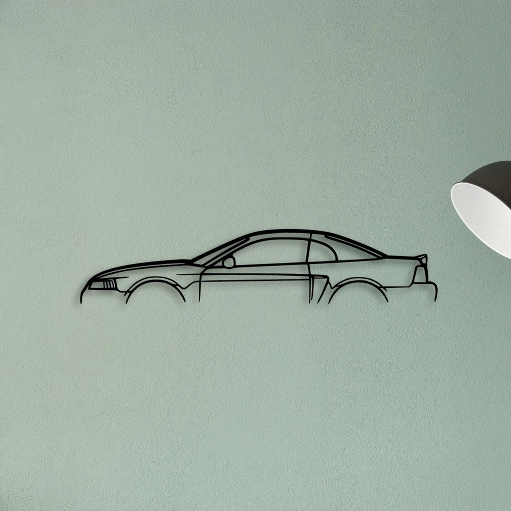 Mustang Cobra 2003 Classic Silhouette Metal Wall Art - Tinvibe