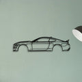 Mustang GT500 Classic Silhouette Metal Wall Art - Tinvibe