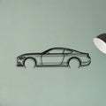 Mustang GT 2017 Classic Silhouette Metal Wall Art - Tinvibe