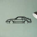 Mustang SVO 1986 Classic Silhouette Metal Wall Art - Tinvibe