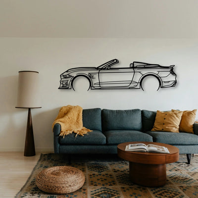 Mustang Speedster 2012 Classic Silhouette Metal Wall Art - Tinvibe