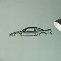 NSX Classic Silhouette Metal Wall Art - Tinvibe