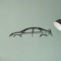 Neon 2004 Classic Silhouette Metal Wall Art - Tinvibe
