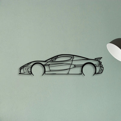 Nevera Classic Silhouette Metal Wall Art - Tinvibe