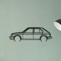 Omni 1986 Classic Silhouette Metal Wall Art - Tinvibe