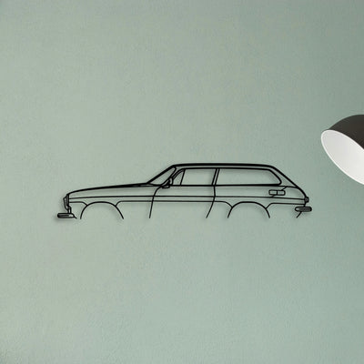 P1800 ES 1972 Classic Silhouette Metal Wall Art - Tinvibe