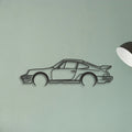 PORSCHE Classic Silhouette Metal Wall Art - Tinvibe