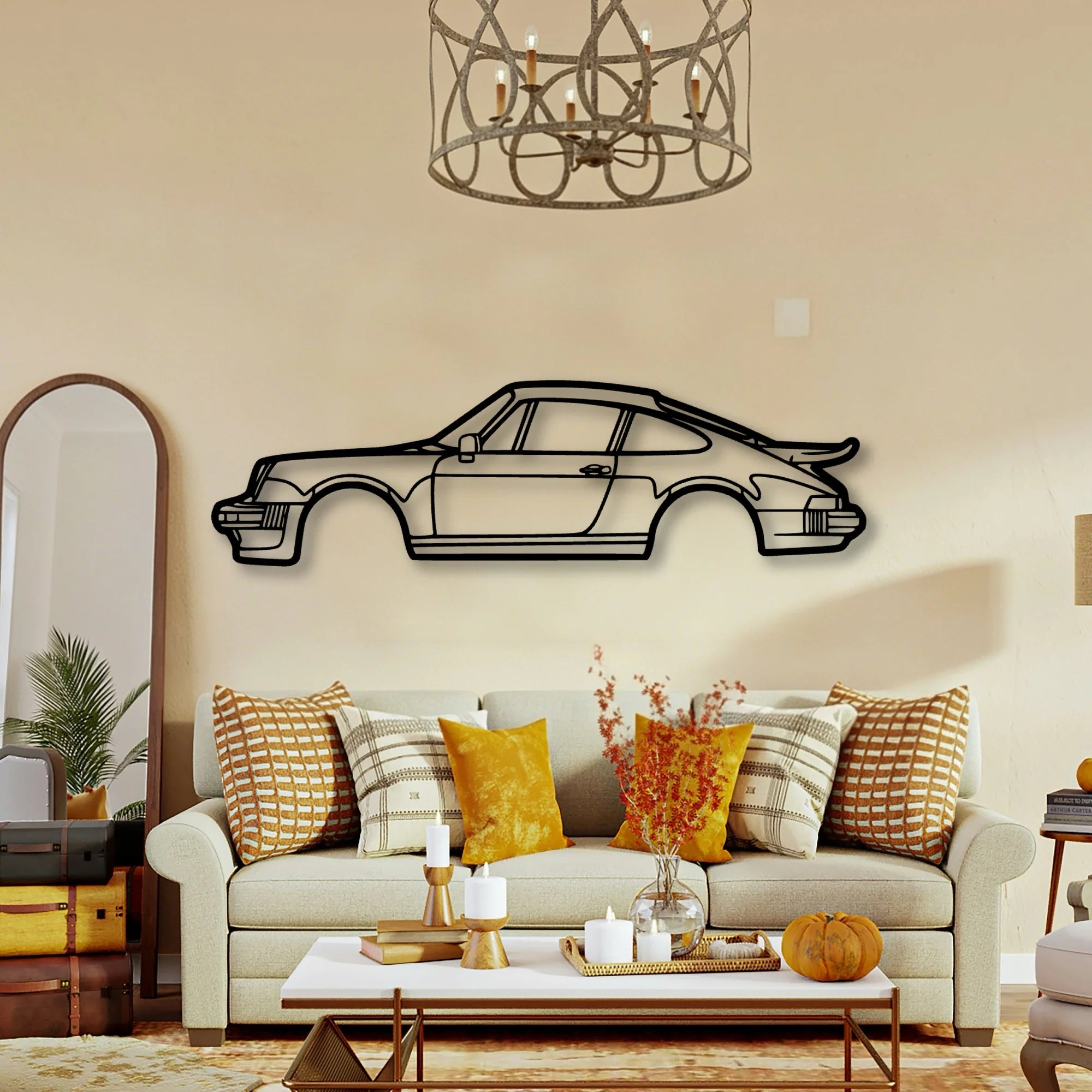 P Generation 2 3 Classic Silhouette Metal Wall Art - Tinvibe